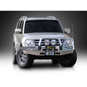 ECB Winch Bullbar w/ Bumper Lights To Suit Mitsubishi