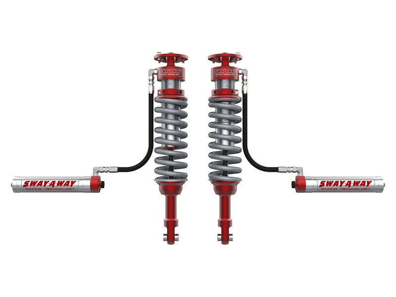 aFe Sway-A-Way 3.0" Front Coilover Kit w/Compression Adjusters (F-150 Raptor 2017+) — fits Ford F-150 Raptor