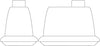 Sperling Tradies Canvas Front Black Seat Covers Suits