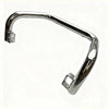 Chrome finished 304 stainless steel nudge bar for mitsubishi triton 2005-2015 with sleek curved handlebar guard and brackets