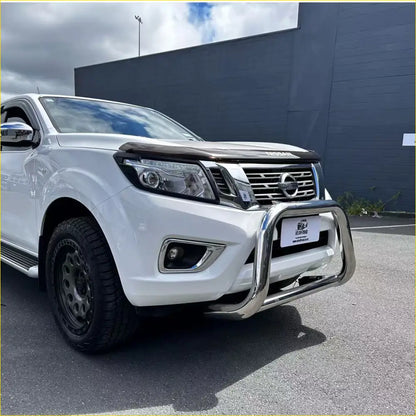 304 Stainless Steel Nudge Bar Nissan Navara NP300 2015-2020 Chrome