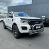 White ford ranger pickup with black accents and chrome 304 stainless steel nudge bar for ranger px1 2 3 2012-2021 everest