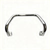 Chrome finished u-shaped 304 stainless steel nudge bar handlebar guard with squared end caps for ranger px1 2 3 2012-2021