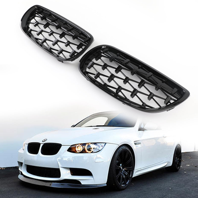 BMW E92 E93 328i 335i 2DR Meteor Black Front Kidney Grille (2007-2010)