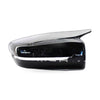 Gloss Black Water Transfer Bullhorn Side Mirror Cover Shell to suit BMW G20 — image 1
