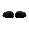 Side Mirror Cover (Pair) to suit BMW 5 Series F10 F18 11-13 Gloss Black — image 1