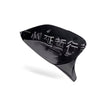 Side Mirror Cover to suit Infiniti Q50 Q60 Q70 Gloss Black Bullhorn Style — image 2