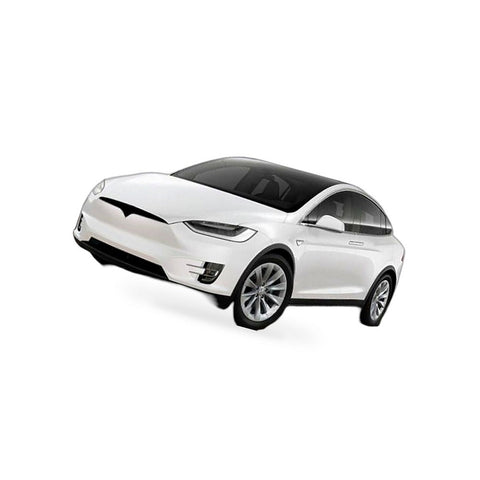 Mirror Glass for Tesla Model X S 2017-2020 Right White Blue Lens — image 2