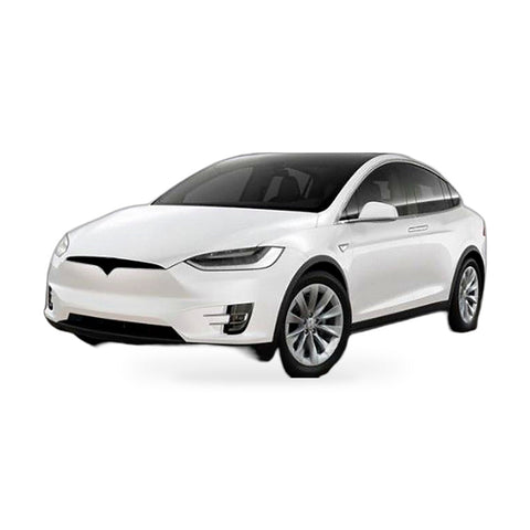 Mirror Glass for Tesla Model X S 2017-2020 Right White Blue Lens — image 1