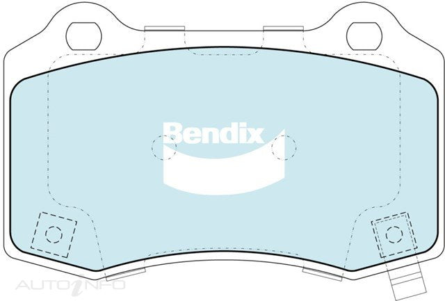 Bendix Brake Pads Rear Chrysler 300C Srt 6.1 - DB2260HD