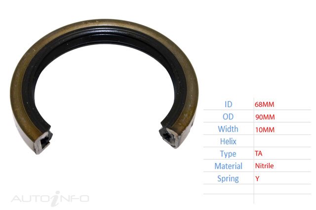 BW Oil Seal Front Hub Toyota Coast 77-On99 - 400508N