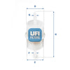 UFI Filters Fuel Filter 31.001.00