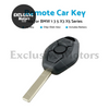 BMW 3 5 Series X3 X5 CAS2 3 Buttons 315Mhz Remote Car Key W/ Chip ID46-7953