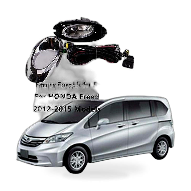 Fog Light Assembly (Pair) to suit Honda Freed 2012-2015 DRL Front Bumper HD591E — image 1
