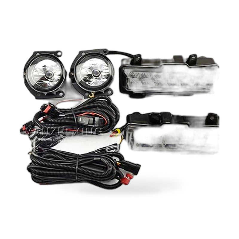 Fog Light Frame to suit Mitsubishi Pajero V93 V97 2015-2019 LED DRL — image 1