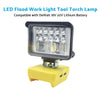 Torch Lamp LED Flood Work Light to suit DeWalt 18V 20V Lithium Battery — image 2