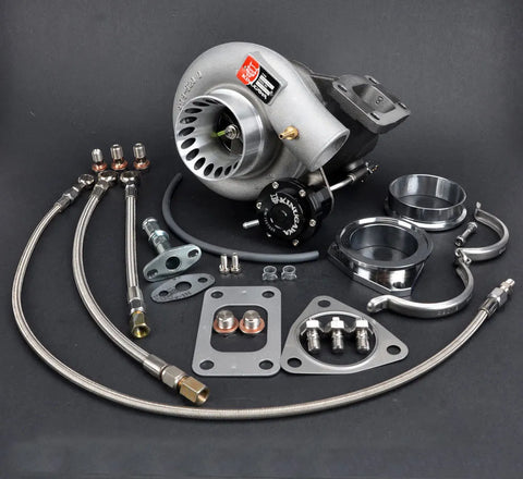 Kinugawa TD05H-20G-8cm Billet Turbo w/3in Anti Surge Cover/V-Band Turbine Housing (Patrol Y60, Y61 4.2L TD42) — fit...