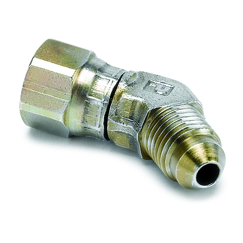 AutoMeter Elbow Swivel Nut 45deg -4An AU3273