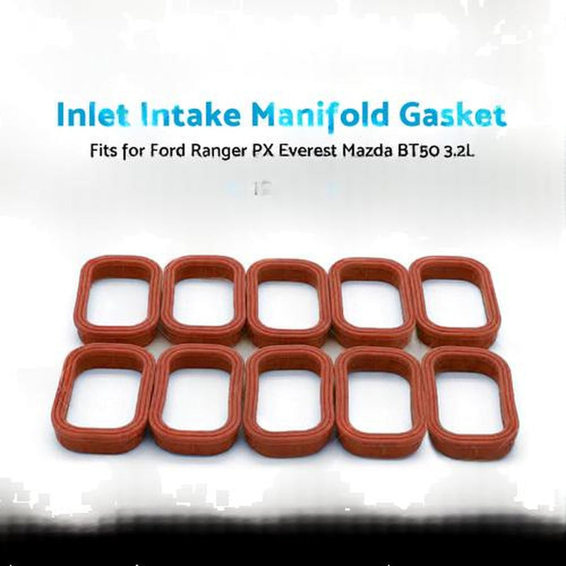 10x Inlet Intake Manifold Gasket to suit Ford Ranger PX 3.2L — image 1