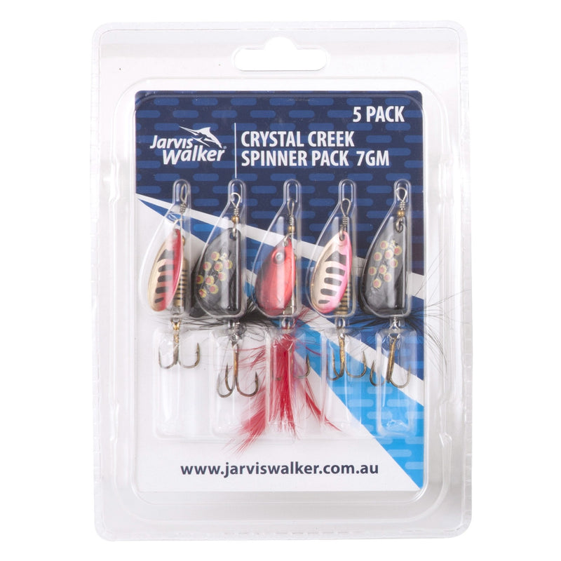 Jarvis Walker Crystal Creek Spinner 7g 5Pk 330020