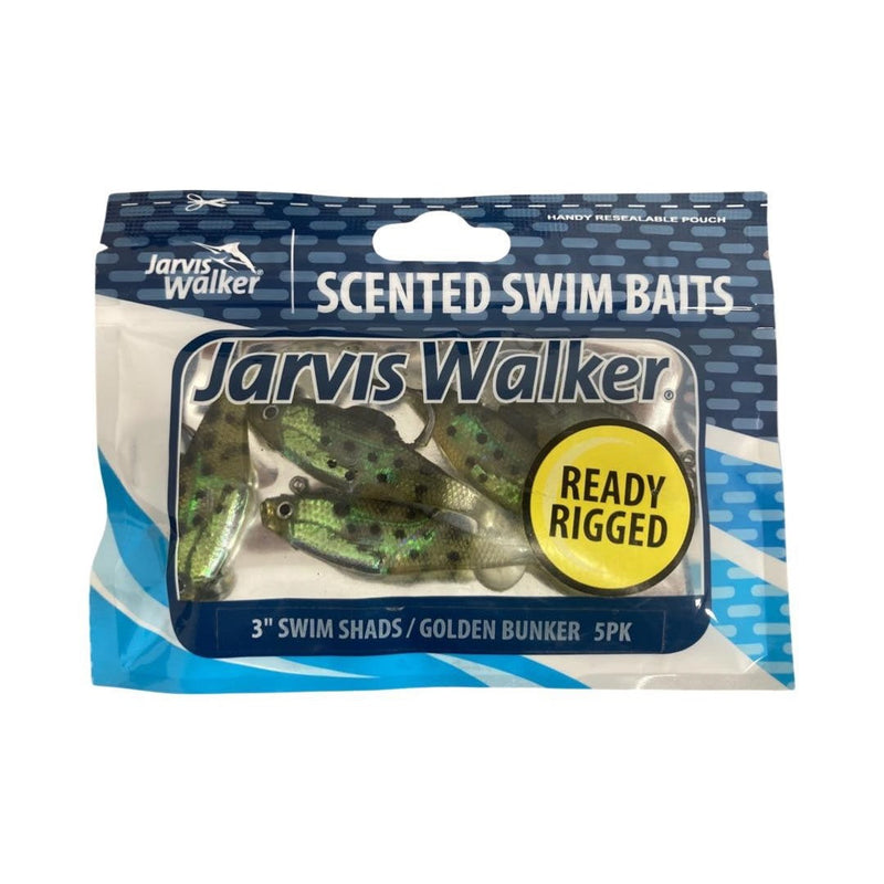 Jarvis Walker Scented Swim Shad Golden Bunker Soft