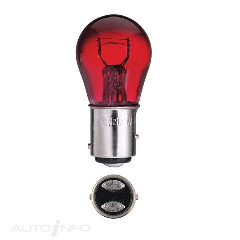 Narva Globe 12V 21/5W Red BAY15D - 47387