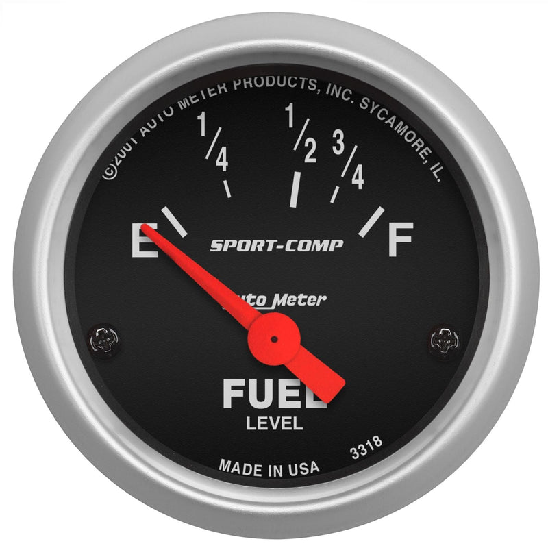 AutoMeter Sport-Comp 2-1/16in Fuel Level AU3318