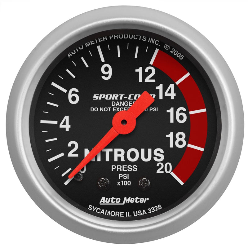 AutoMeter Sport-Comp 2-1/16in Nitrous AU3328