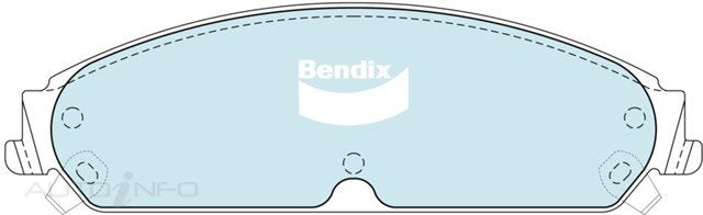 Bendix Brake Pads Front Chrysler 300C 04-On - DB2008GCT