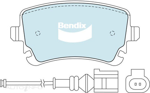 Bendix Brake Pads Rear VW Transmission T5 03-On - DB1956HD