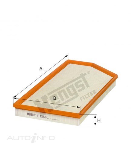 Hengst Air Filter Mercedes-Benz C E GL S Class - E1359L