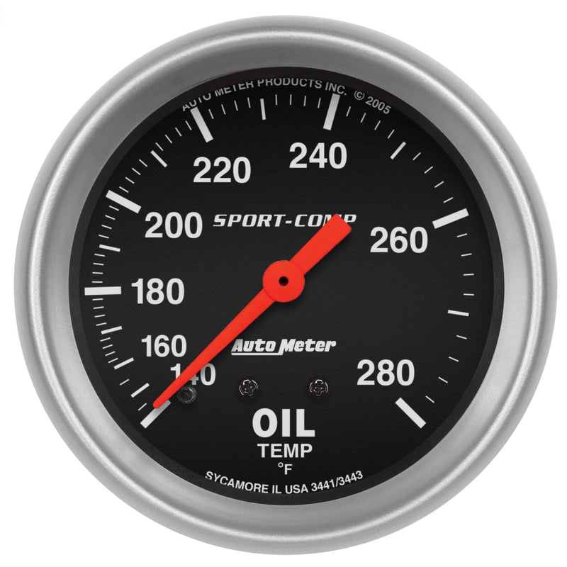 AutoMeter Sport-Comp 2-5/8in Oil Temp AU3443