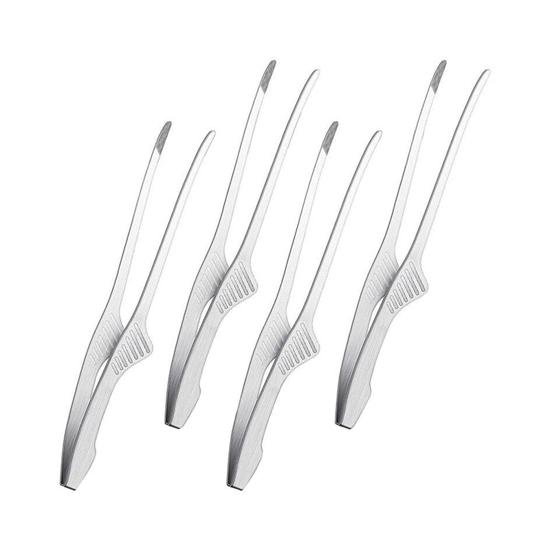 4x Self-Standing Grill Tongs to suit Non-Slip Cooking — image 1