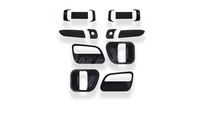 Black Door Bowl &amp; Handle Cover Kit for Toyota Hiace 2005-2019