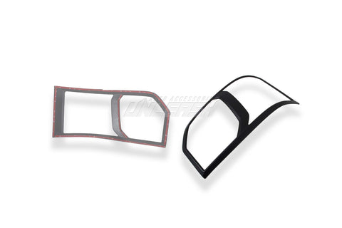 Black Headlight Cover/Surrounds for Toyota Hiace 2014-2018
