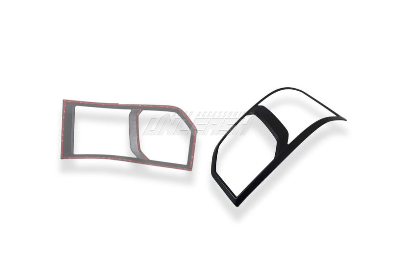 Black Headlight Cover/Surrounds for Toyota Hiace 2014-2018