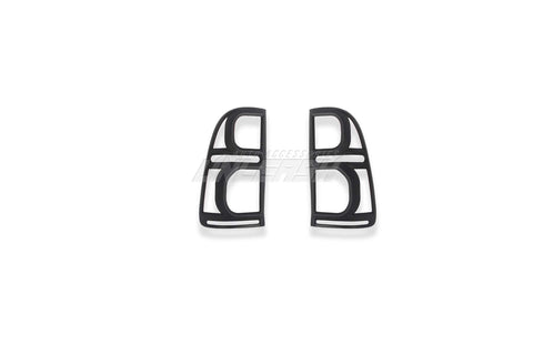 Black Taillight Covers/Surrounds for Toyota Hilux Vigo 2012-2015