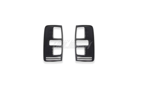 Black Taillight Covers/Surrounds for Holden Colorado 2012-Current