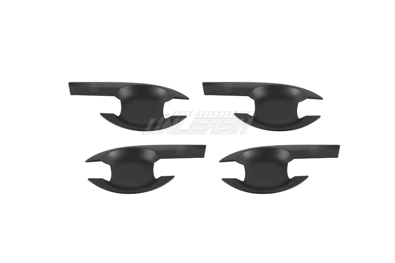 Black Door Handle Bowl Insert Covers for Holden Colorado 2012-Current
