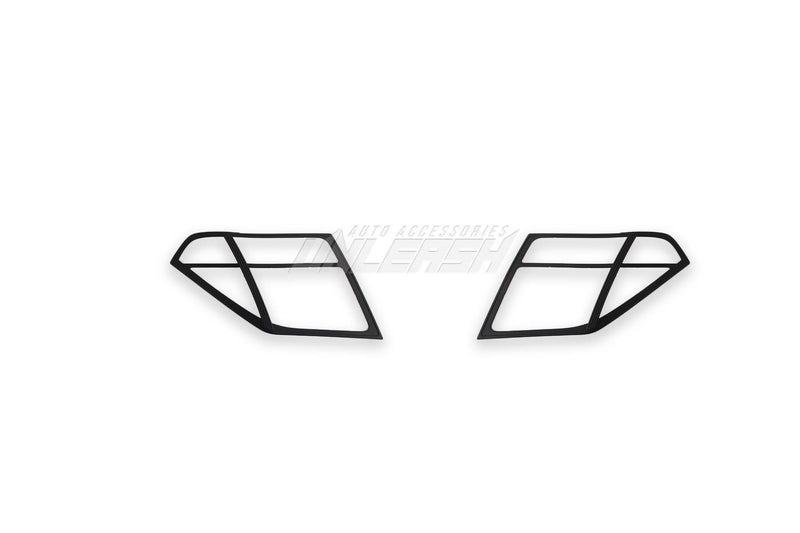 Black Headlight Cover/Surrounds for Nissan Navara D40 THAI Model 2005-2015