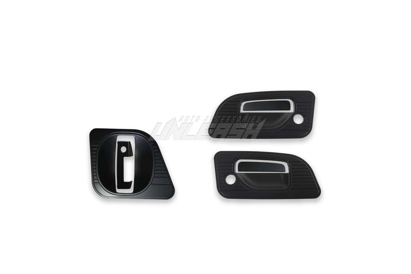 Black Door Bowl &amp; Door Handle Cover for Nissan Caravan NV350 2012-2017
