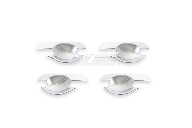 Chrome Door Handle Bowl Insert Covers for Nissan Navara D40 2005-2015