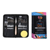 Artist Paint Brush Set 19x to suit Watercolour, Acrylic, and Oil Painting — image 1