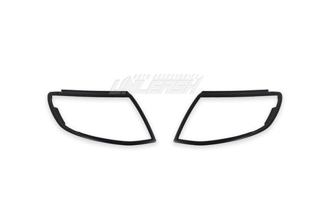Black Headlight Cover/Surrounds for Ford Ranger PX1 2011-2015