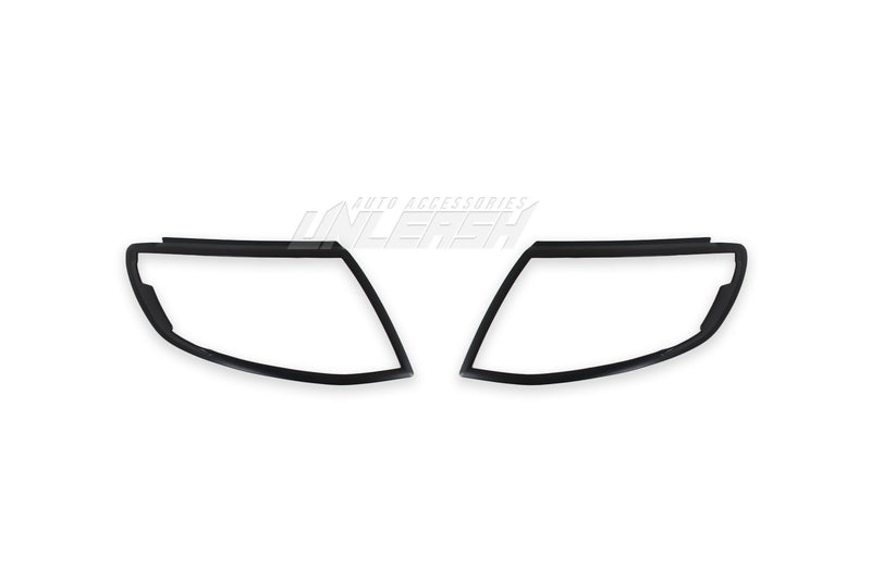 Black Headlight Cover/Surrounds for Ford Ranger PX1 2011-2015