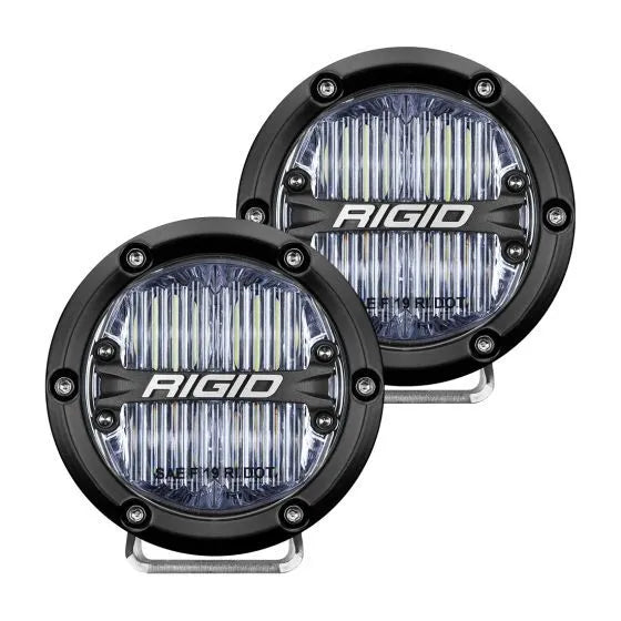 Rigid Industries 360-Series 4In LED SAE J583 Fog Light - White - Pair