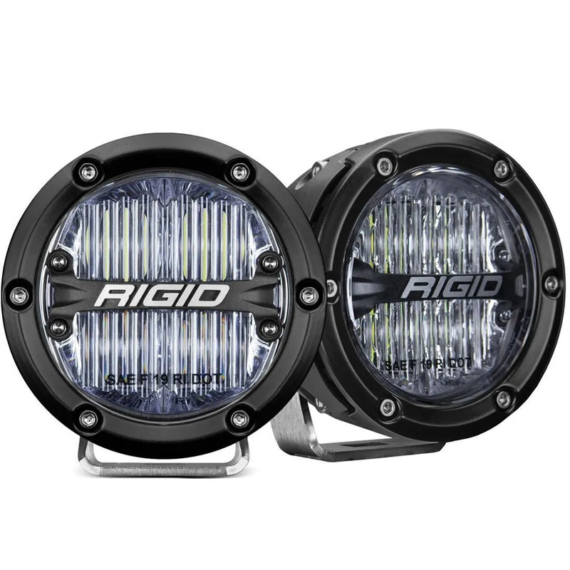 Rigid Industries 360-Series 4in LED SAE J583 Fog Light Pair - White