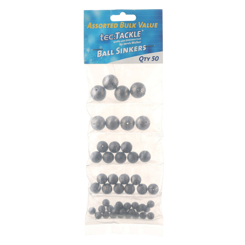 Jarvis Walker Ball Sinkers 50Pc Asst 36583