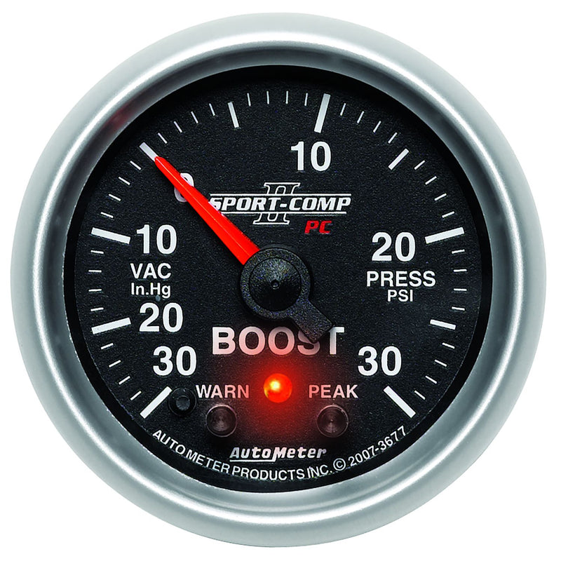 AutoMeter 2-1/16 Boost-Vac 30 In Hg/30 AU3677