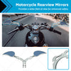 Harley Davidson Street Glide Dyna Motorcycle Rearview Mirrors Suitable